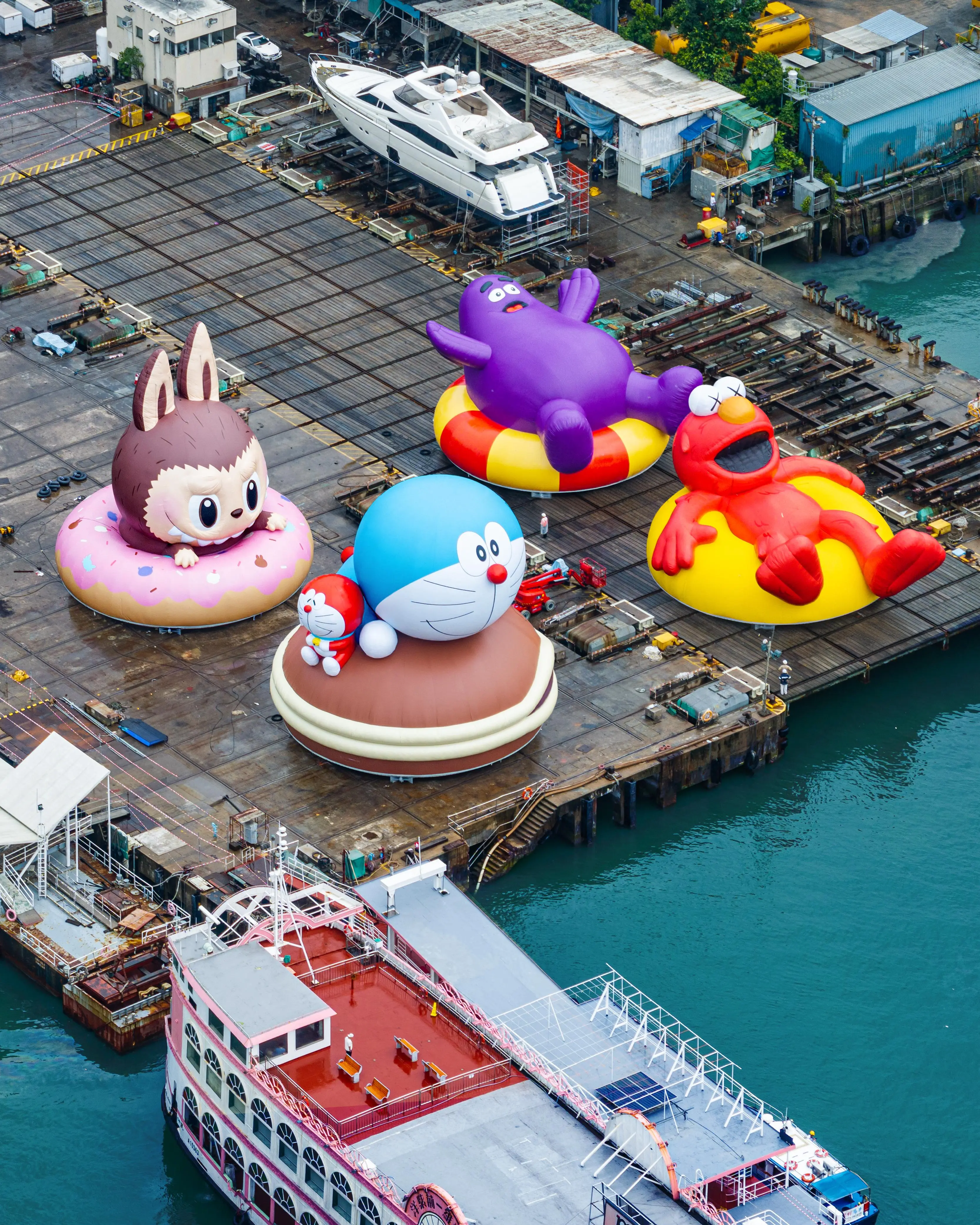 4大人氣IP 10月維港海上大巡遊!人氣LABUBU多啦A夢/設市集遊戲攤位/快閃店