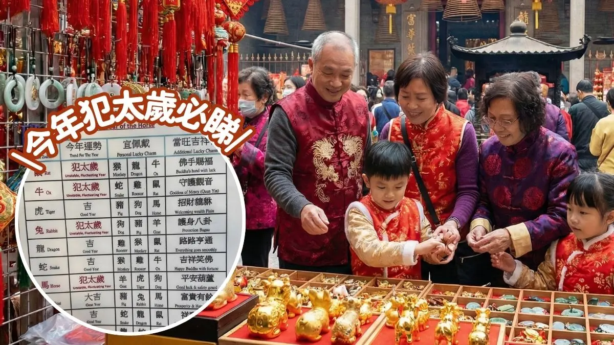 馬年運勢12生肖開運攻略!犯太歲必戴吉祥物+當旺飾物懶人包