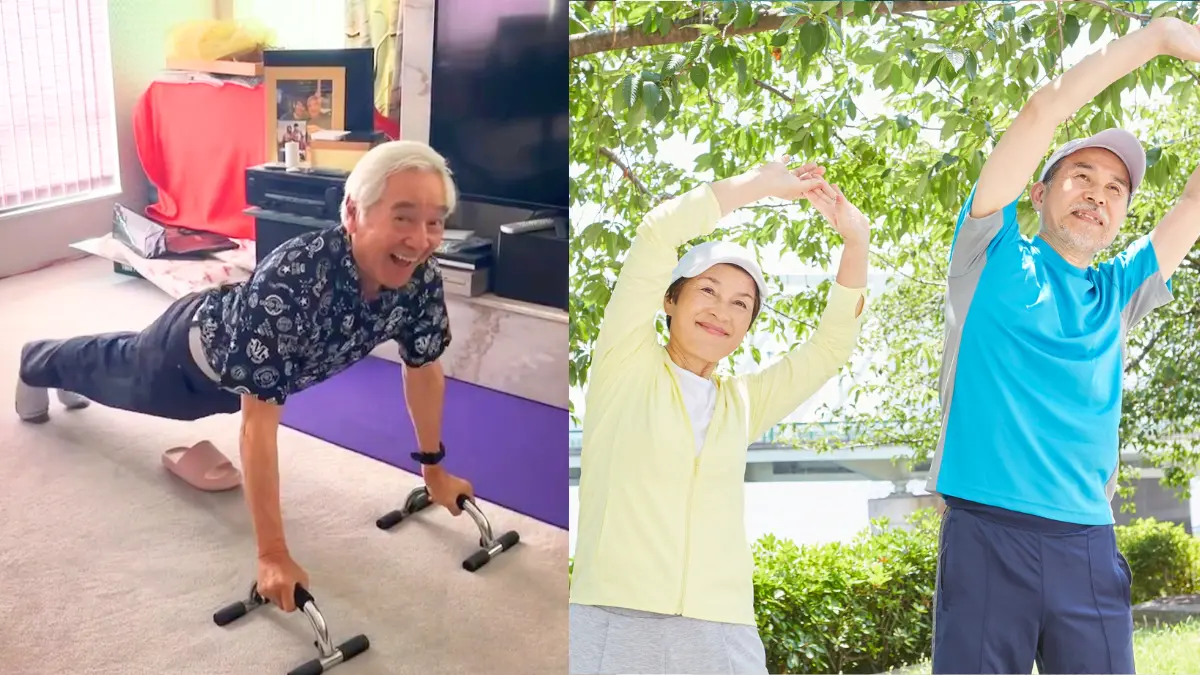 81 歲秦沛做掌上壓身手超靈敏!長者維持健康與肌力的 4 大黃金原則,拒絕肌少症找上門!內附「長者護關節與肌力懶人包」