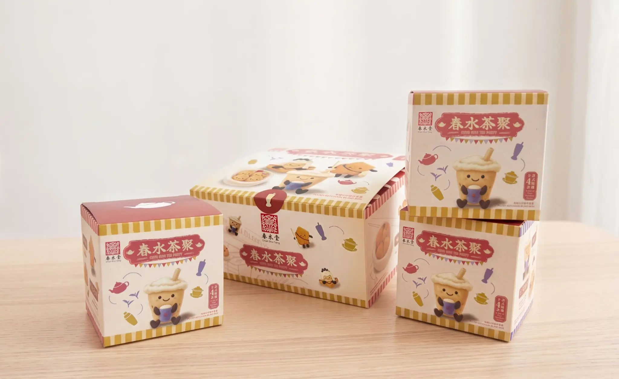 【期間限定】$48起換購春水堂盲盒!珍奶香酥雞4款公仔 / 6分店發售